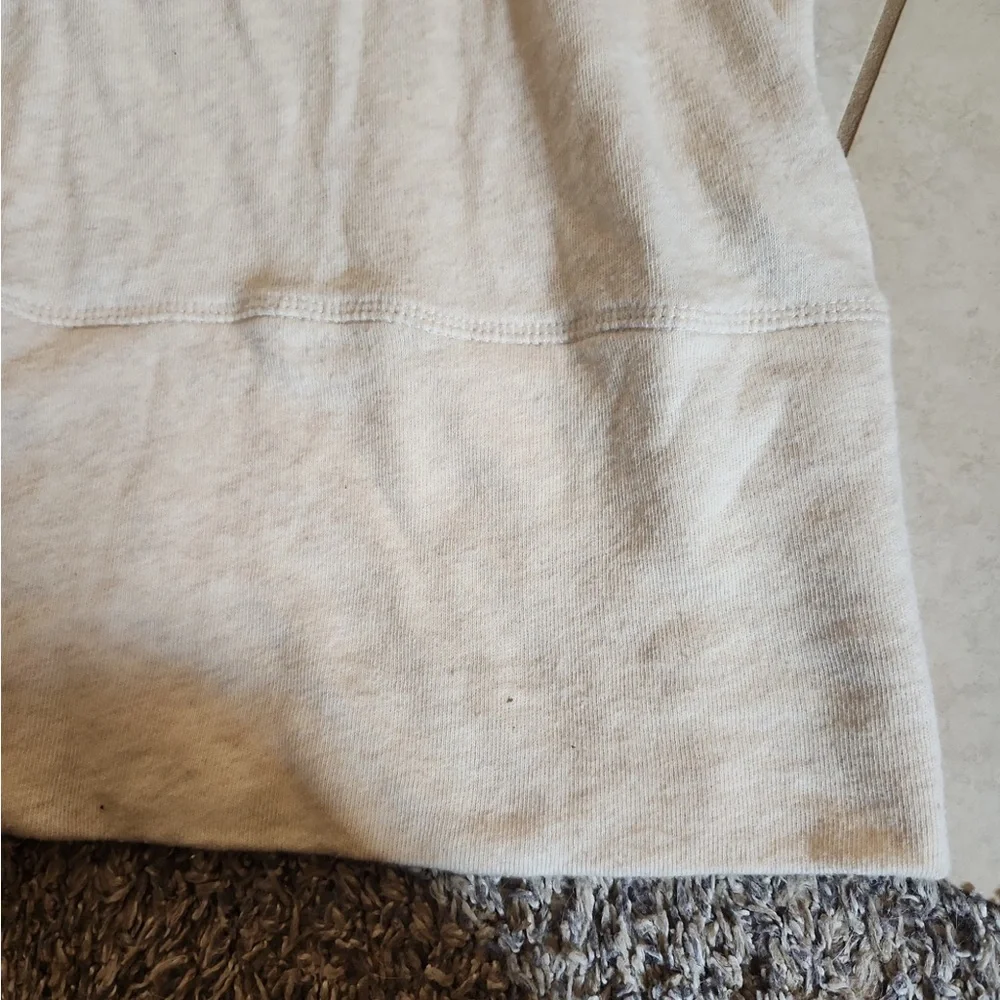 Calvin Klein cowl neck top womens small beige long sleeve lightweight